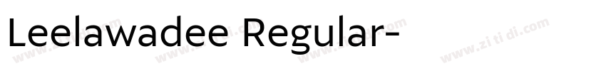 Leelawadee Regular字体转换